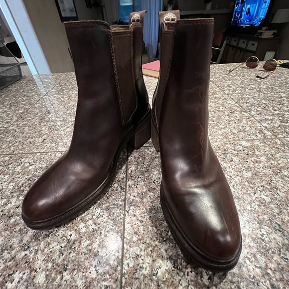 Womens Timberland boot, brown, size 8 - Picture 7 of 8